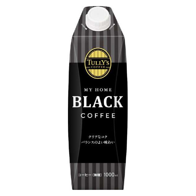 タリーズコーヒー マイホーム ブラック　紙パック　1000ml×6本